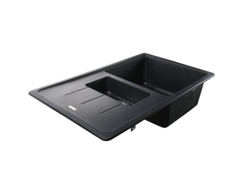 Гранітна мийка Globus Lux IZEO чорний 780x500мм-А0002