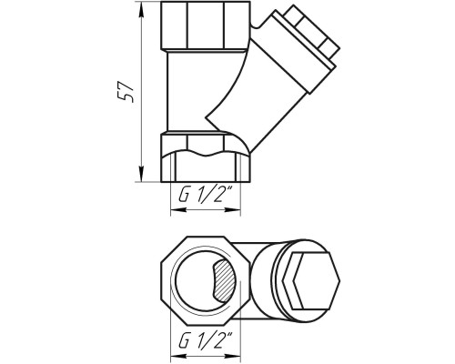 Фільтр грубого очищення SOLOMON S 1/2″ SUPER 8010