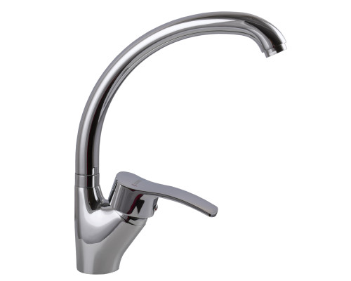 Змішувач для кухні Globus Lux QUEENSLAND GLQU-0203S-BIG боковий на ГАЙЦІ-(картридж Sedal)