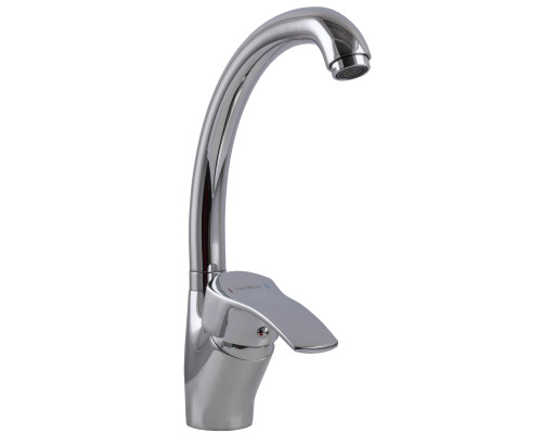 Змішувач для кухні Globus Lux QUEENSLAND GLQU-0203S-BIG боковий на ГАЙЦІ-(картридж Sedal)