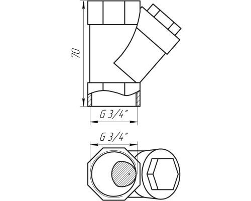 Фільтр грубого очищення SOLOMON S 3/4″ SUPER 8010