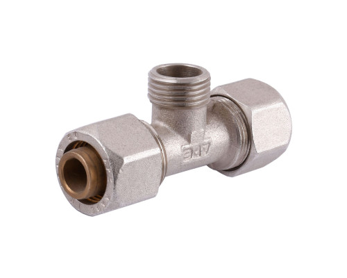 Трійник із зовнішньою різьбою APE ITALY 733 L 20х1/2″x20