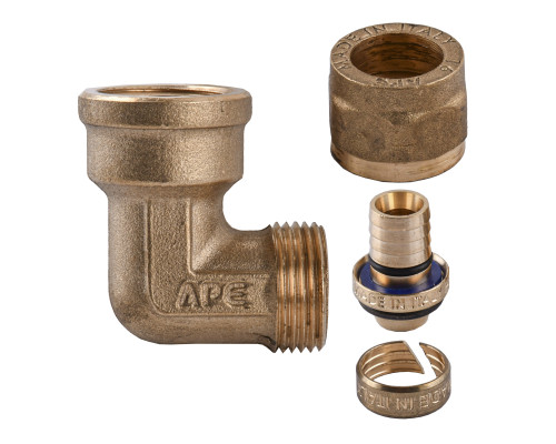 Кутник із внутрішньою різьбою APE ITALY 752 L 1/2″х20