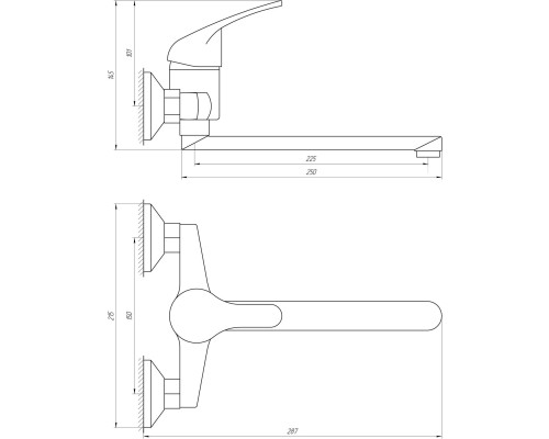 Змішувач для кухні Globus Lux Solly GLSO-0104