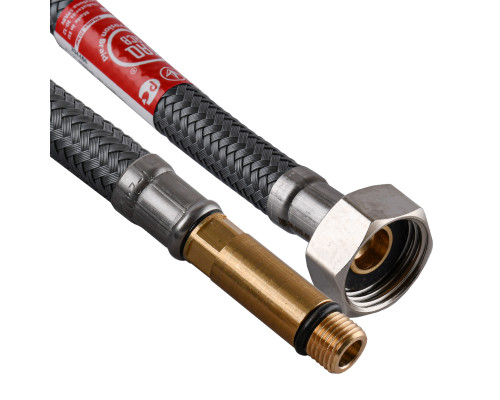 Шланг для змішувача TUCAI М10х1/2″ довгий штуцер 0,8м АНТИКОРОЗІЯ TAQ GRIF ACB 204470