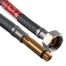 Шланг для змішувача TUCAI М10х1/2″ довгий штуцер 1,0м АНТИКОРОЗІЯ TAQ GRIF ACB 204471