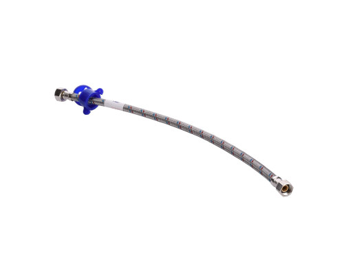 Шланг нержавіюча сталь SOLOMON 1/2″х1/2″ ВВ 1,0м HS30