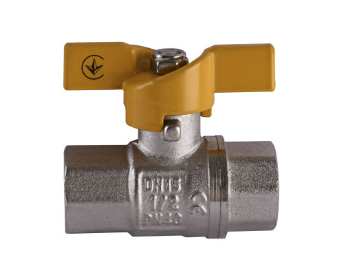 Кран кульовий прямий SELBA 1/2″ ВВ ЖБ SL1507