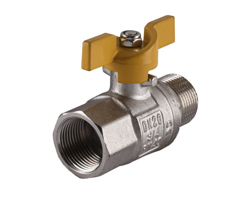 Кран кульовий прямий SELBA 3/4″ ЗВ ЖБ SL1508