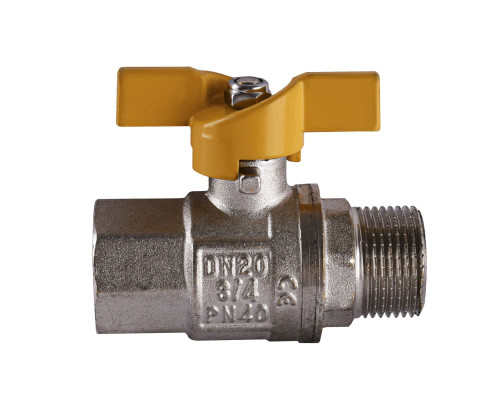 Кран кульовий прямий SELBA 3/4″ ЗВ ЖБ SL1508