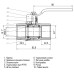 Кран кульовий прямий SELBA   1″ ВВ КР SL1506