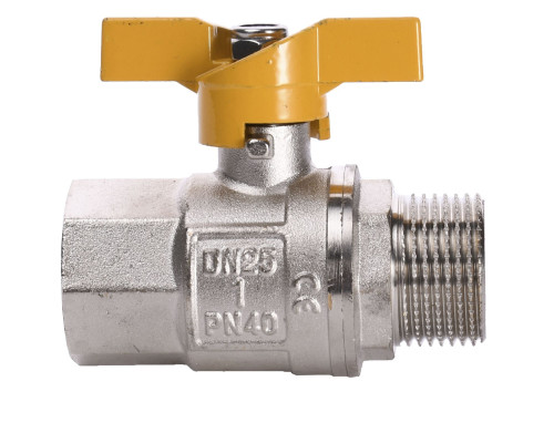 Кран кульовий прямий SELBA 1″ ЗВ ЖБ SL1508