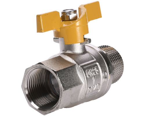 Кран кульовий прямий SELBA 1″ ЗВ ЖБ SL1508
