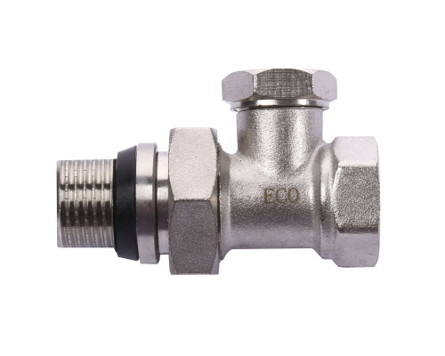 Кран радіаторний прямий ECO Technology ECO5108 1/2″ під ключ з ущільнювачем