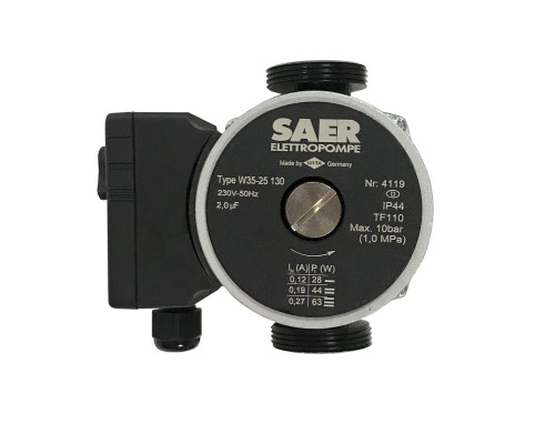 Насос циркуляційнний SAER W35-25 130мм + гайки