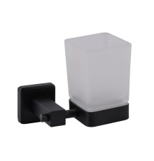 Стакан одинарний Globus Lux BQ9409 чорний матовий SUS304